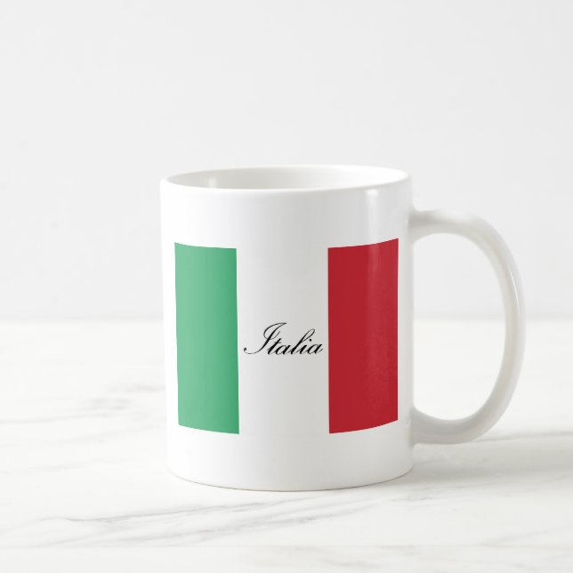 Caneca De Café Bandeira italiana - bandeira de Italia - Italia (Direita)