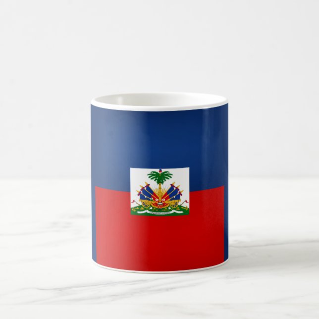Caneca De Café Bandeira legal do Haiti (Centro)