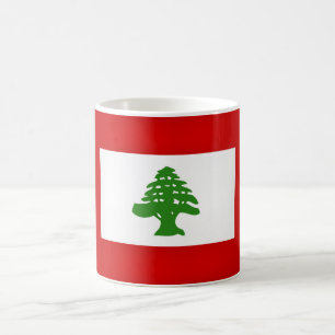 Caneca De Café Bandeira Legal do Líbano