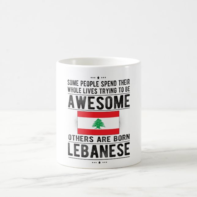 Caneca De Café Bandeira Libanesa Patrimônio Libanês Raízes Libane (Centro)