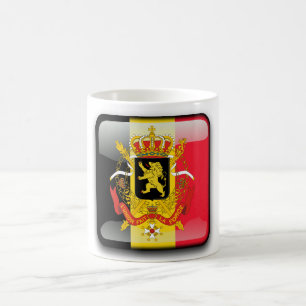 Caneca De Café Bandeira lustrosa belga