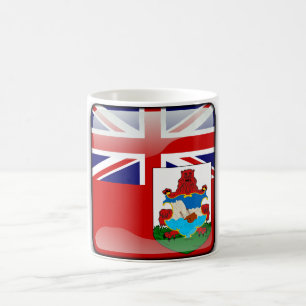 Caneca De Café Bandeira lustrosa bermudense