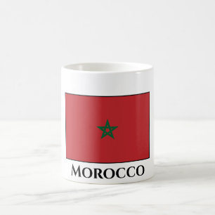 Caneca De Café Bandeira Marrocos