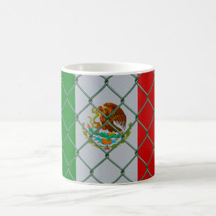Caneca De Café Bandeira Mexicana Protegida