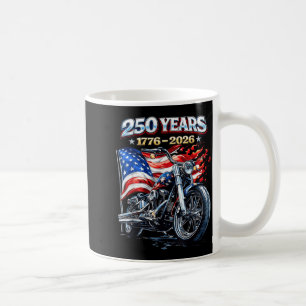 Caneca De Café Bandeira Motoqueiro 250 Anos Americano