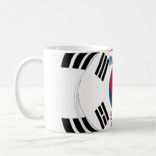Caneca De Café Bandeira Nacional da Coreia do Sul: Orgulho do Tae