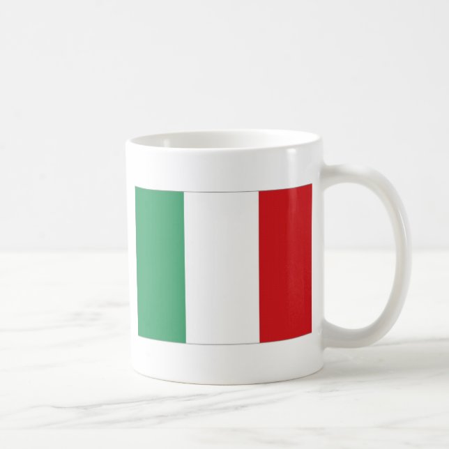 Caneca De Café Bandeira nacional de Italia (Direita)