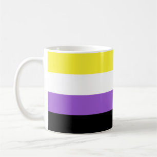 Caneca De Café Bandeira Não Binária