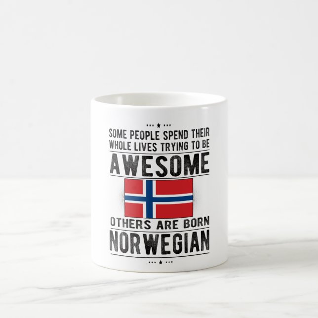 Caneca De Café Bandeira Norueguesa Patrimônio Norueguês Raízes No (Centro)