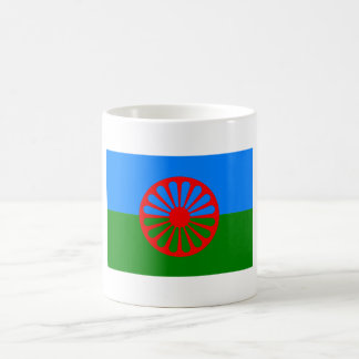 Caneca De Café Bandeira oficial do cigano do Romani