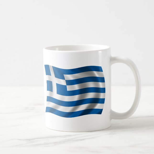 Caneca De Café Bandeira ondulada da piscina (Direita)