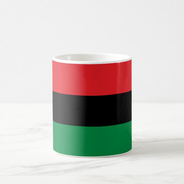 Caneca De Café Bandeira Pan-Africana (Centro)