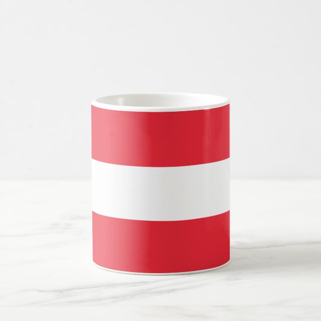 Caneca De Café Bandeira Patriótica Austríaca (Centro)