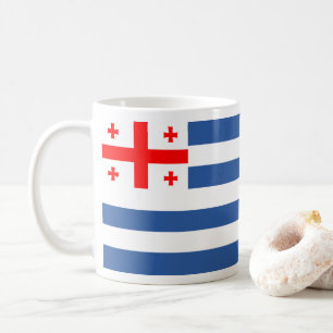 Caneca De Café Bandeira Patriótica de Adjara