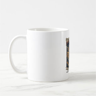 Caneca De Café Bandeira Patriótica de Ferrugem Sobrevivente Apoca