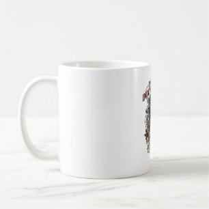 Caneca De Café Bandeira Patriótica de Ferrugem Sobrevivente Apoca