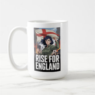 Caneca De Café Bandeira Patriótica do Reino Unido Inglaterra St G