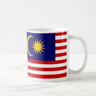 Caneca De Café Bandeira Patriótica Mug da Malásia