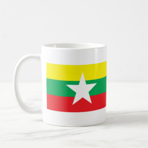 Caneca De Café Bandeira propor 2007 de Myanmar