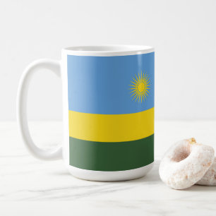 Caneca De Café Bandeira Ruanda