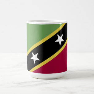 Caneca De Café bandeira santo Kitts e Nevis