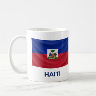 Caneca De Café Bandeira Simples do Haiti   Orgulho Diário