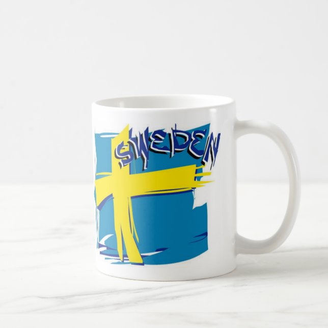 Caneca De Café Bandeira sueco de SFX (Direita)