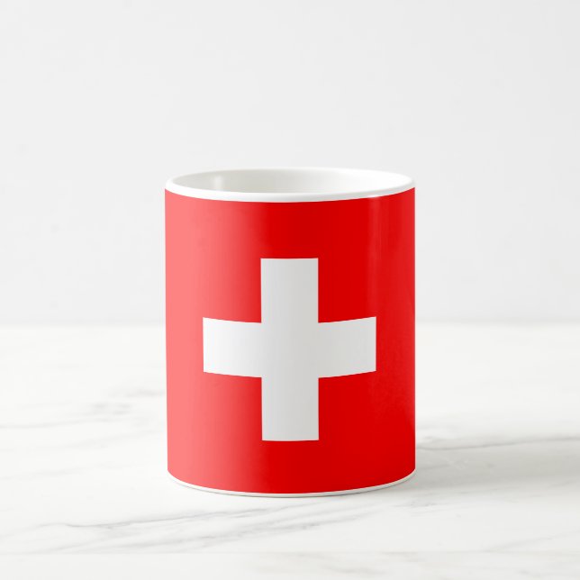 Caneca De Café Bandeira Suíça (Suiça) (Centro)