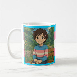 Caneca De Café Bandeira Transgênero LGBTQIA+