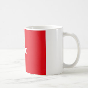 Caneca De Café Bandeira Turca