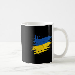 Caneca De Café Bandeira ucraniana angustiado Ucrânia Mulheres pat