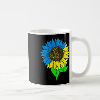 Caneca De Café Bandeira ucraniana com girassol Ucrânia