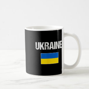 Caneca De Café Bandeira ucraniana da Ucrânia para homens, mulhere
