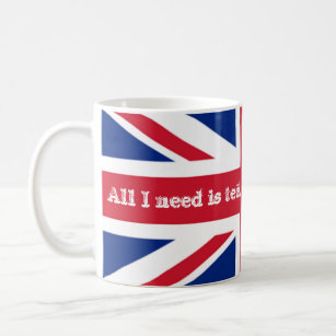 Caneca De Café Bandeira Union Jack do chá da necessidade de