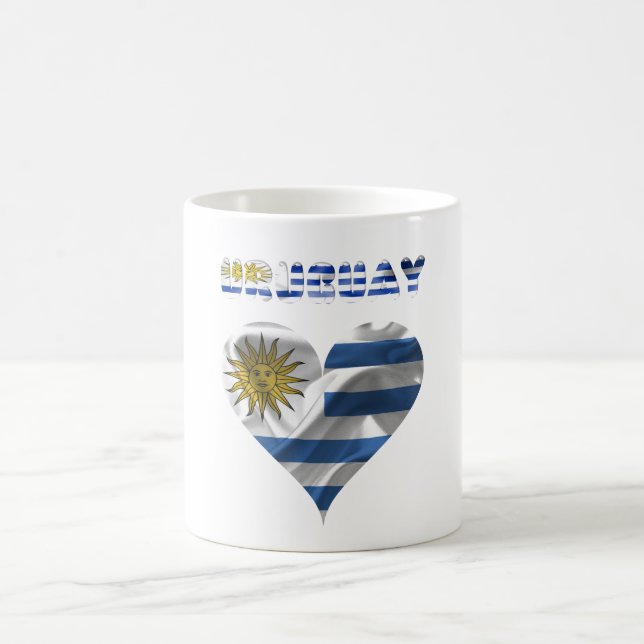 Caneca De Café bandeira uruguaia (Centro)