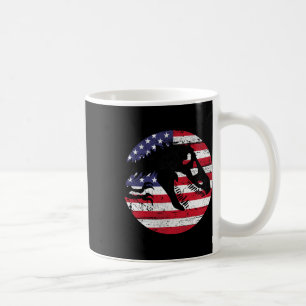 Caneca De Café Bandeira Usa Fossi Dino Dinossauro Patriótico T-re