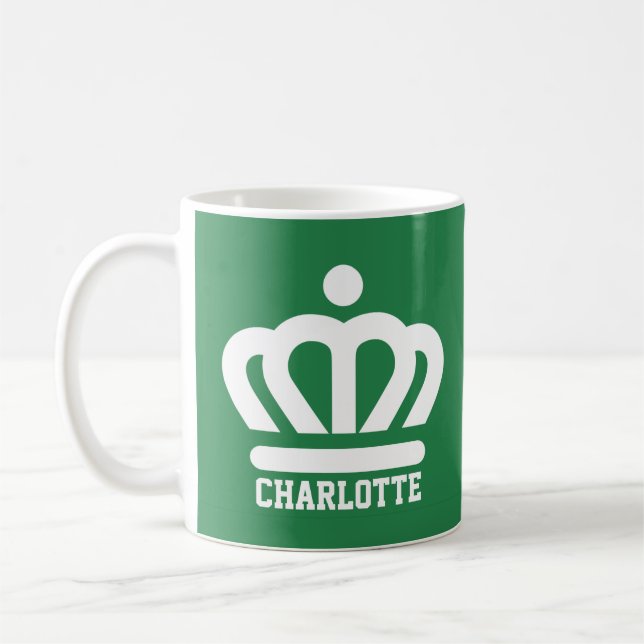 Caneca De Café Bandeira (variante) de Charlotte, NC (Esquerda)