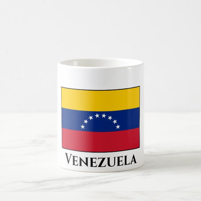 Caneca De Café Bandeira Venezuela (venezuelana) (Centro)