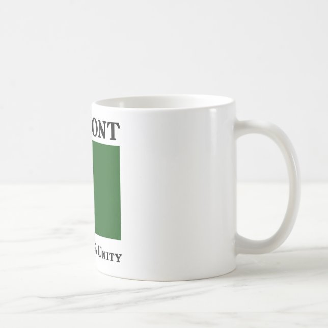 Caneca De Café Bandeira verde dos meninos da montanha da (Direita)