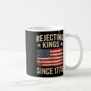Caneca De Café Bandeira Vintage Americana de 4 de Julho Rejeitand