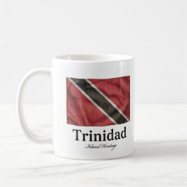Caneca De Café Bandeira Vintage de Trinidad | Patrimônio Caribenh