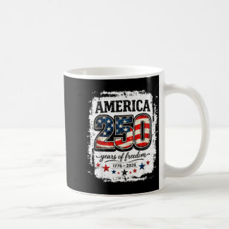 Caneca De Café Bandeira Vintage EUA 250 Anos 4 de Julho 2026 Home
