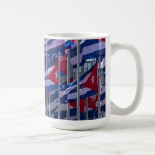 Caneca De Café Bandeiras cubanas, Havana, Cuba