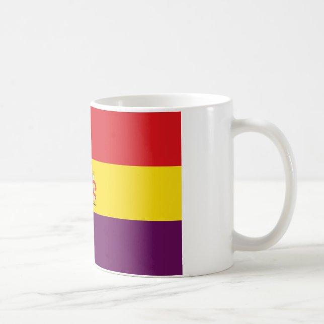 Caneca De Café Bandera de la República Española (Direita)