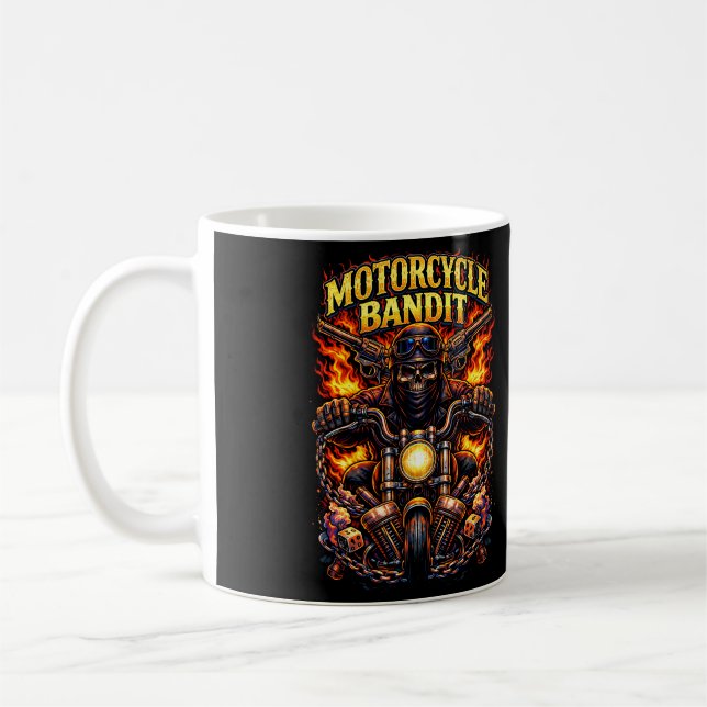 Caneca De Café Bandido de Moto (Esquerda)
