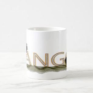 Caneca De Café Bandoneon e chapéu do tango grandes