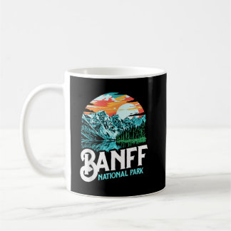 Caneca De Café Banff National Park Lake Louise Canada Vintage Gra