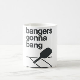 Caneca De Café Bangers Gonna Bang Humor de Pickleball Engraçado