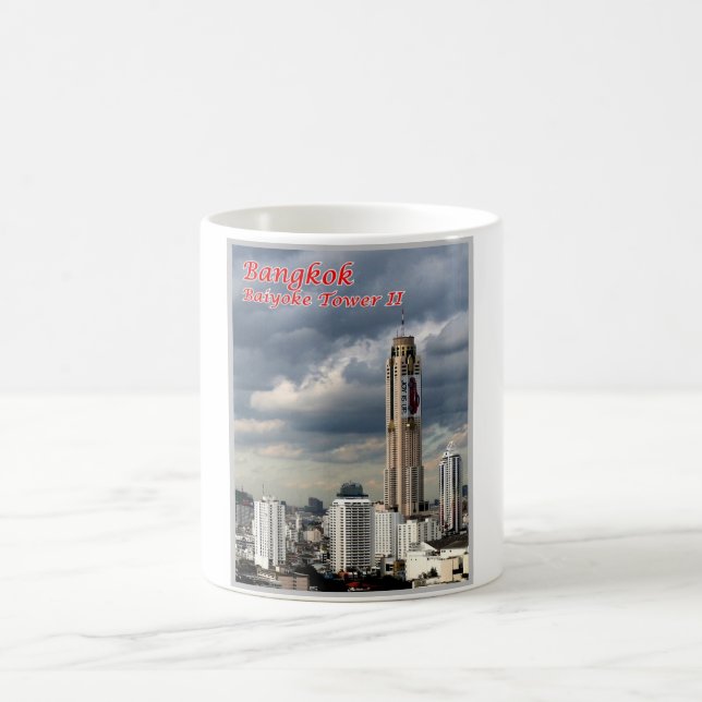 Caneca De Café Bangkok - Bayoke Tower II - Tailândia - (Centro)