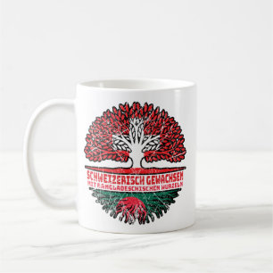 Caneca De Café Bangladeche Schweizer Schweiz Baum